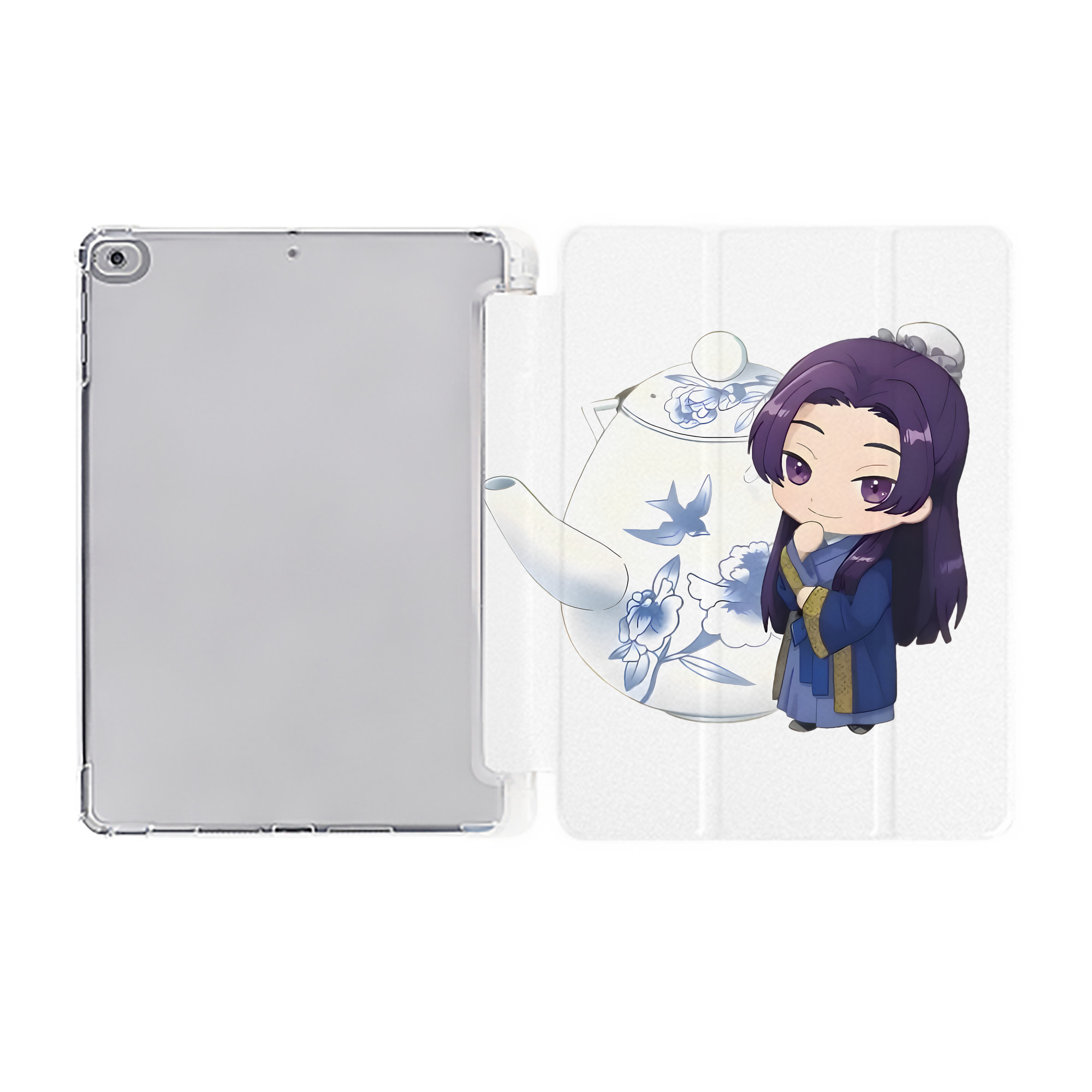 （画像用） 薬屋のひとりごと The Apothecary Diaries IPad ケース ペン収納付き 三つ折りスタンド PUレザー×シリコン 対応機種9.5/10.5/10.9インチ